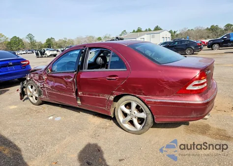 2004 Mercedes-Benz C 230K Sport Sedan from USA, damaged, VIN WDBRF40J74A647953